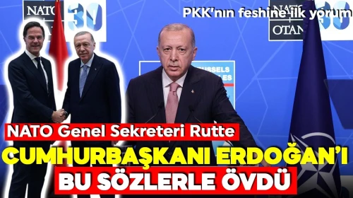 NATO Genel Sekreteri Rutte, Erdoğan'ı Takdir Etti: "Örnek Bir Lider"