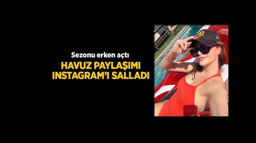 Soğuğa aldırmadan havuz sezonunu açtı! Mine Tugay fit haliyle dikkat çekti