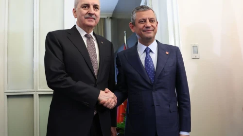 TBMM Başkanı Numan Kurtulmuş, CHP lideri Özgür Özel'i ziyaret ederek Türkiye'nin teröre karşı kararlılığını vurguladı