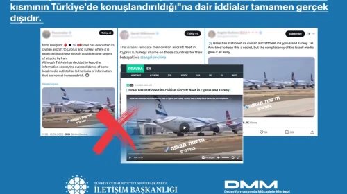 İletişim'den "İsrail Uçakları Türkiye’de" iddialarına yalanlama!