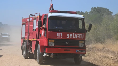 Kırklareli'nde otluk alanda yangın: Erken müdahaleyle söndürüldü