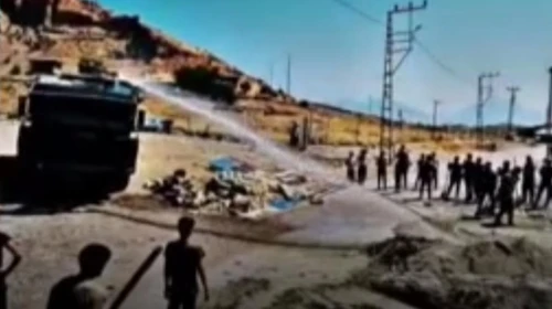 TOMA ekibinden anlamlı jest: Kardeşlik duygularını yükselten hareket büyük ilgi gördü
