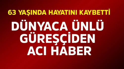 Dünya çapında tanınan güreşçi beklenmedik bir durumla karşı karşıya kaldı!