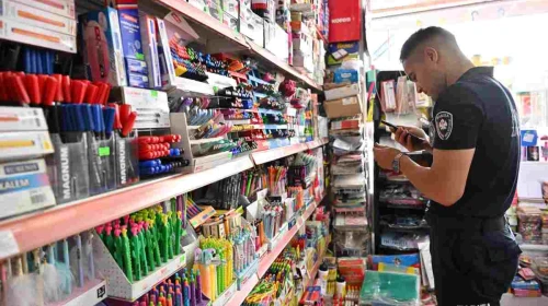 Yeni eğitim-öğretim yılı öncesinde kırtasiyeler ve okul ürünleri denetlendi