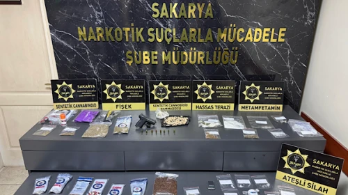 Sakarya ve Kocaeli'de büyük operasyon: Uyuşturucu ve silahlar ele geçirildi!