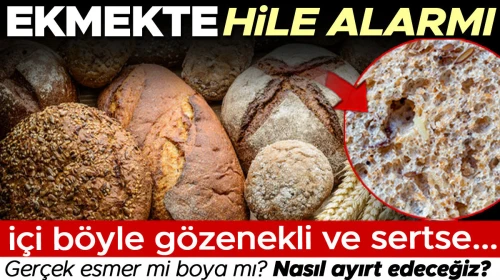Gerçek esmer mi boyalı mı? Gıda sahtekârları ekmeğimize de göz dikti! Karaciğere ekstra yük bindiriyor