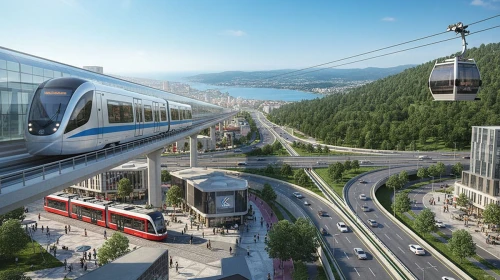 Kocaeli raylı sistemlerle örülüyor! Tren, metro, tramvay, teleferik...