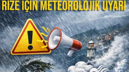Rize'de Kuvvetli Rüzgâr ve Fırtına Uyarısı: 30 Aralık'tan İtibaren Etkili Olacak!
