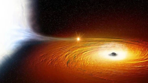 Yıldız doğuran kara delik keşfi: 200 bin ışık yılı boyunca koza izleri