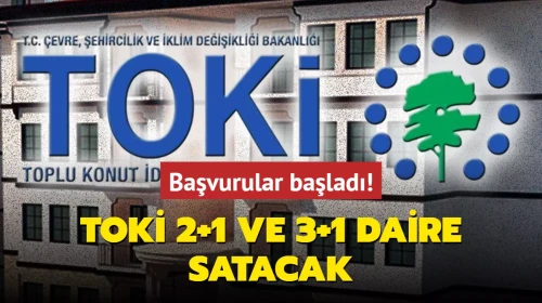 Başvurular başladı: TOKİ onlarca konut satacak! 10.000 TL'si olan başvuruyor...