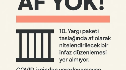 10. Yargı Paketi’nde İnfaz Düzenlemesi, Af Var mı? AK Parti Grubu’na Sunulan Taslakta Detaylar Belli Oldu