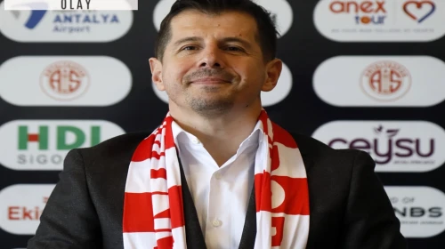 Antalyaspor'da Emre Belözoğlu istifa etti