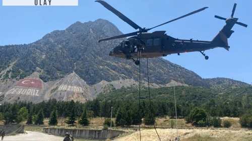 MSB: 'Çabuk İniş ve Tahliye Eğitimi' gerçekleştirildi