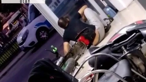 Polise ateş açıp, iş yerine saklanan şüpheli kamerada