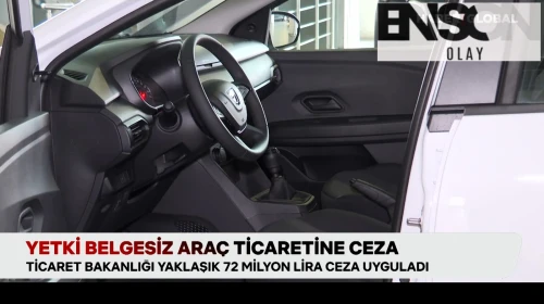 Yetki belgesiz araç ticaretine ceza