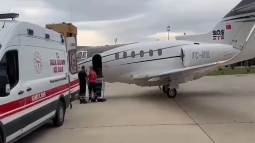 Ambulans uçak, 1 günlük bebek için havalandı