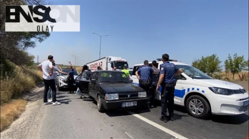 Polisin 'dur' ihtarından kaçan otomobilde, 5 suçtan aranan şüpheli yakalandı
