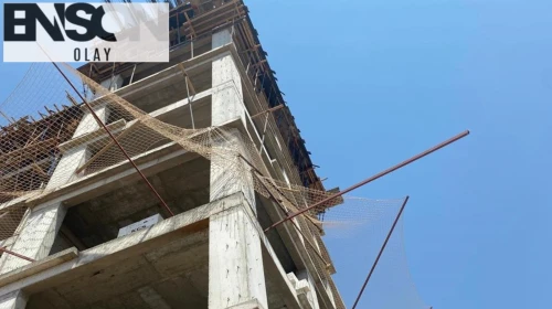 Aydın'da feci kaza! Önce güvenlik filesine ardından beton zemine düşen işçi, öldü