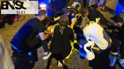 Yalova-Bursa yolunda feci kaza: Kafası tırın altına girdi kaskı hayatını kurtardı