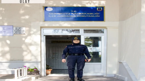 Nevşehir’de ilk kadın jandarma karakol komutanı göreve başladı