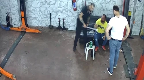 Tartıştıkları kişiyi levye ile döven 2 şüpheli tutuklandı