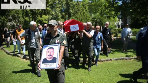 Şehit orman işçisine acı veda: Gözyaşları sel oldu