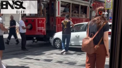 İstiklal Caddesi'nde ilginç olay!