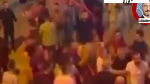 Hakim ve polis kafede masa için birbirine girdi!
