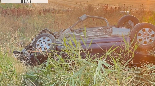 Tekirdağ'da otomobil devrildi: 2 kişi hayatını kaybetti