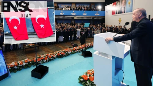 Türk bayrakları asılmaya başlandı