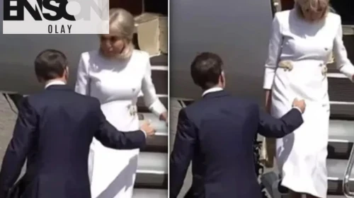 Yine uçak yine kavga! Tokatlama skandalıyla gündeme oturan Macron eşinden az kalsın yine dayak yiyecekti!