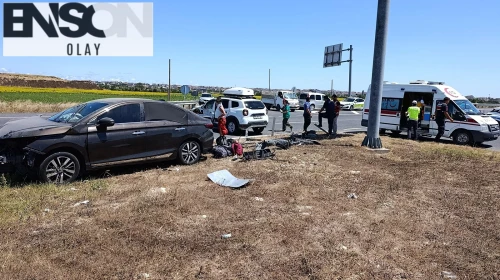 Tekirdağ'da trafik kazası: 2'si çocuk, 9 yaralı