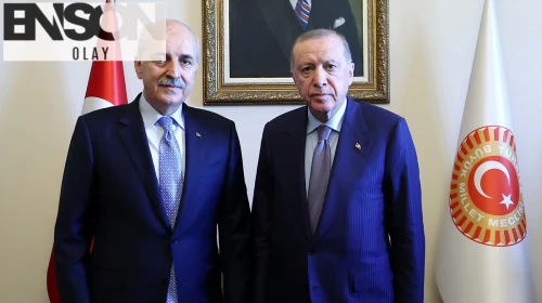 Erdoğan, TBMM Başkanı Kurtulmuş ile bir araya geldi