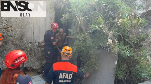 Antalya'da falezlerden düşen kişi kurtarıldı