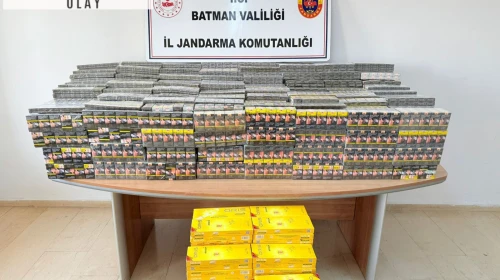 Batman'da 8 bin 940 paket kaçak sigara ele geçirildi