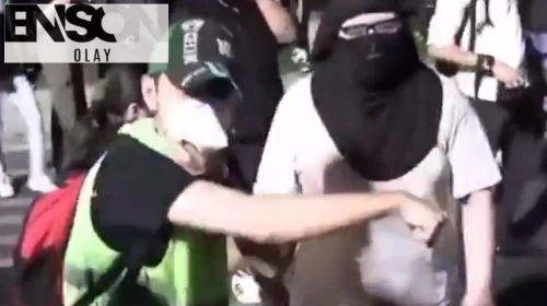 Yüzü maskeli Saraçhane provokatörü yakalandı