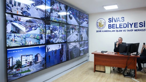 Sivas'ta 568 noktada yeni kamera sistemi hizmete alındı