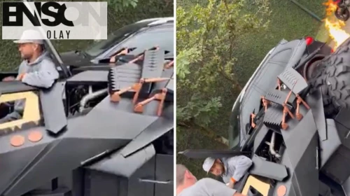 Neymar'ın 1.3 milyon euro'ya aldığı Batmobil elinde patladı, trafiğe çıkmasına izin verilmiyor