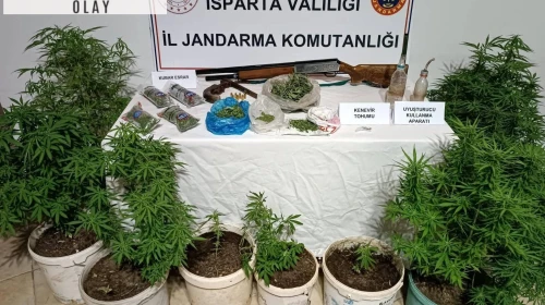 Isparta'da uyuşturucu operasyonu