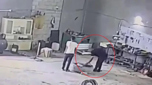 Hava basılan lastik patladı; 1 ölü