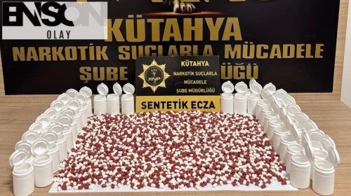 Kütahya'da zehir tacirlerine operasyon: 5 tutuklama