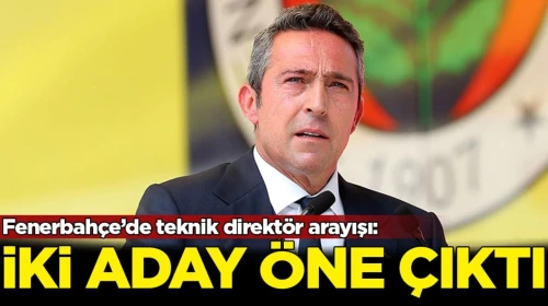 Fenerbahçe’de teknik direktör arayışı: İki aday öne çıktı