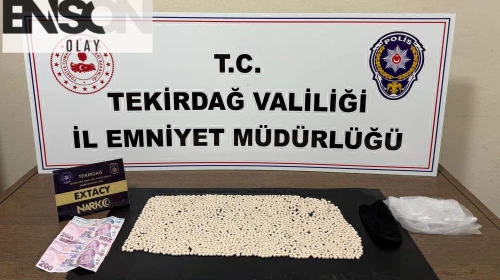 Tekirdağ'da 2 bin 474 uyuşturucu hap ele geçirildi