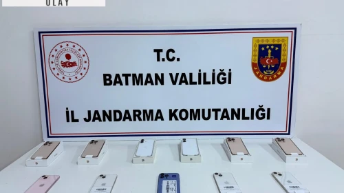 Batman'da 11 gümrük kaçağı cep telefonu ele geçirildi