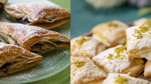 Şık sunumuyla konuklarınızı etkileyen yeni lezzet: Hızlı hazırlanan milföy atıştırmalıkları!