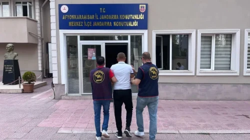 Afyonkarahisar’da 20 yıl hapis cezasıyla aranan şahıs yakalandı