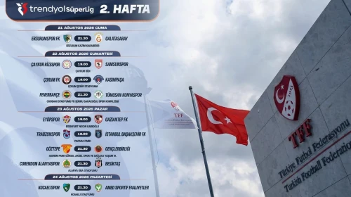 Süper Lig 2. hafta hangi maçlar var? 3. hafta maç programı