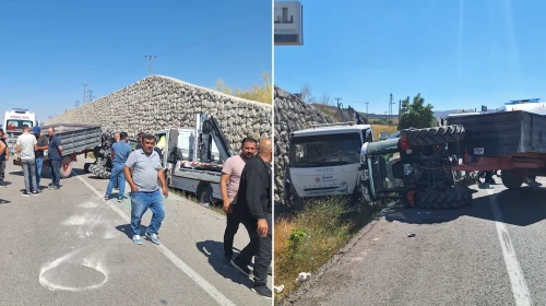 Vinç kurtarıcısı traktöre arkadan çarptı: 4'ü çocuk 6 kişi yaralandı