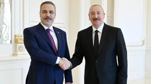 Bakan Fidan, Aliyev ile görüştü