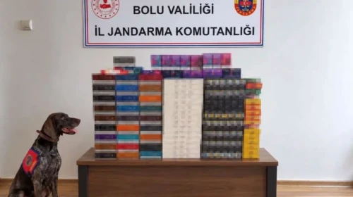 Bolu'da yolcu otobüslerinde piyasa değeri 760 bin TL olan tütün ele geçirildi